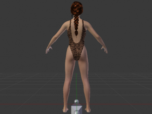 A Woman in a Bikini 017 Modèle 3D