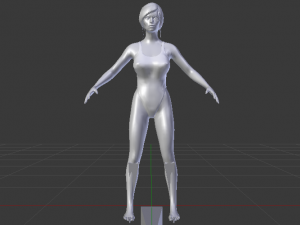 A Woman in a Bikini 017 Modèle 3D