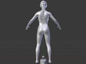 A Woman in a Bikini 017 3D Model