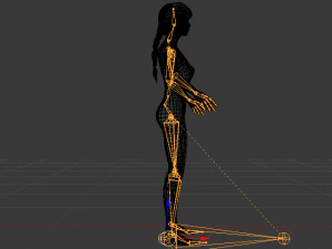 A Woman in a Bikini 017 3D Model