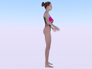 A Woman in a Bikini 018 3Dモデル