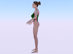 A Woman in a Bikini 018 3Dモデル