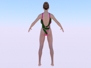 A Woman in a Bikini 018 3Dモデル