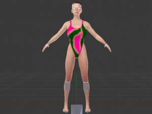 A Woman in a Bikini 018 3Dモデル