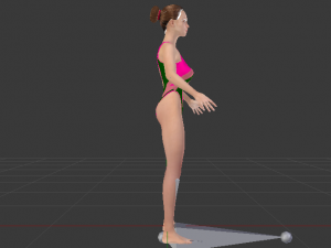 A Woman in a Bikini 018 3Dモデル