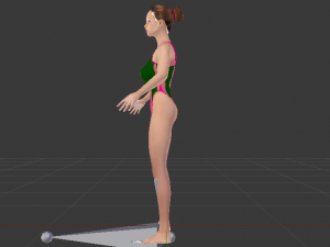 A Woman in a Bikini 018 3Dモデル