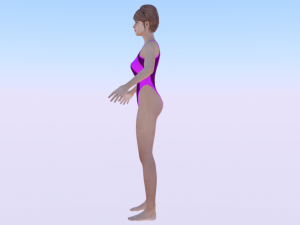 A Woman in a Bikini 019 3Dモデル