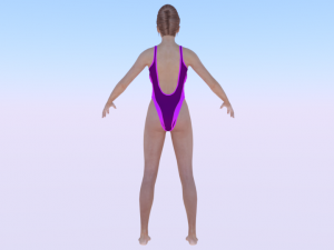 A Woman in a Bikini 019 3Dモデル
