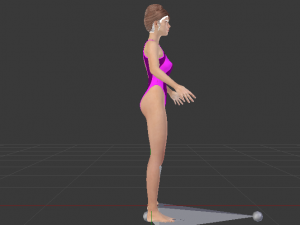A Woman in a Bikini 019 3Dモデル