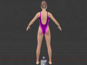 A Woman in a Bikini 019 3Dモデル