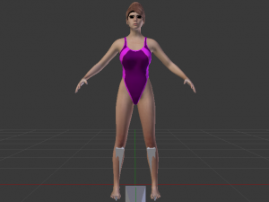 A Woman in a Bikini 019 3Dモデル