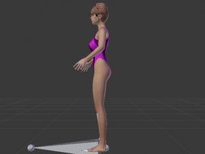 A Woman in a Bikini 019 3Dモデル