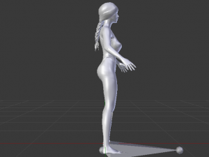 A Woman in a Bikini 020 3D Model