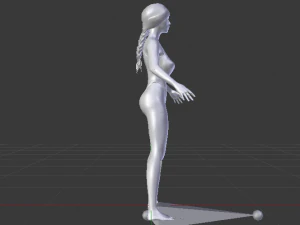 A Woman in a Bikini 020 3D Model