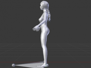 A Woman in a Bikini 020 3D Model