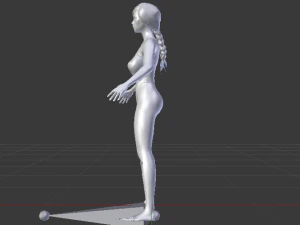 A Woman in a Bikini 020 3D Model