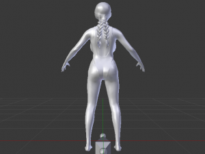 A Woman in a Bikini 020 3D Model