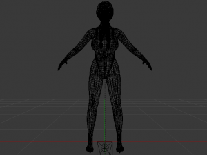 A Woman in a Bikini 020 3D Model