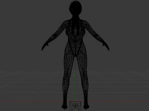 A Woman in a Bikini 020 3D Model