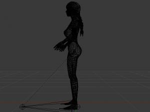 A Woman in a Bikini 020 3D Model