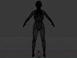 A Woman in a Bikini 020 3D Model