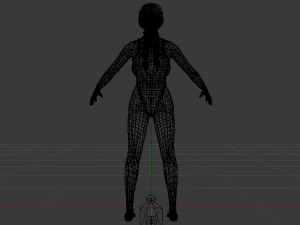A Woman in a Bikini 020 3D Model