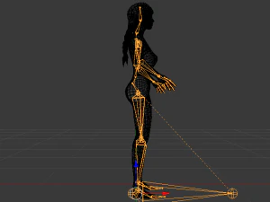 A Woman in a Bikini 020 3D Model