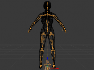 A Woman in a Bikini 020 3D Model