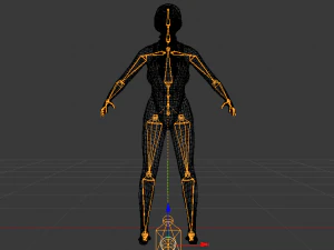 A Woman in a Bikini 020 3D Model