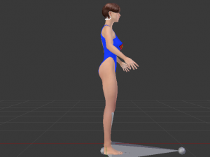 A Woman in a Bikini 021 3D Model