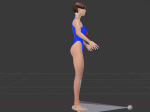 A Woman in a Bikini 021 3D Model