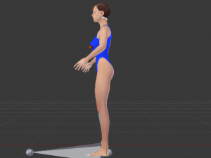A Woman in a Bikini 021 3D Model