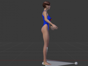 A Woman in a Bikini 021 3D Model