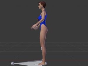 A Woman in a Bikini 021 3D Model