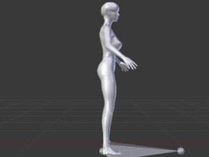 A Woman in a Bikini 021 3D Model