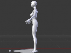 A Woman in a Bikini 021 3D Model