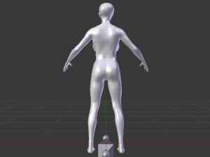 A Woman in a Bikini 021 3D Model