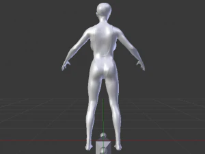 A Woman in a Bikini 021 3D Model
