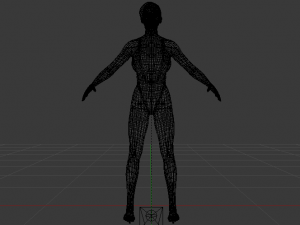 A Woman in a Bikini 021 3D Model