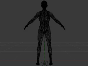 A Woman in a Bikini 021 3D Model