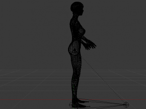 A Woman in a Bikini 021 3D Model