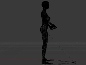 A Woman in a Bikini 021 3D Model
