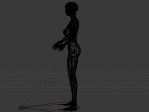 A Woman in a Bikini 021 3D Model