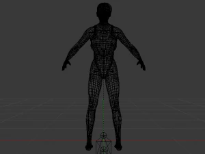 A Woman in a Bikini 021 3D Model
