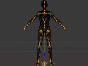 A Woman in a Bikini 021 3D Model