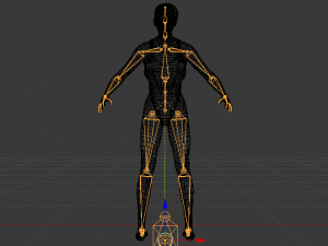 A Woman in a Bikini 021 3D Model