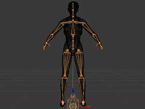 A Woman in a Bikini 021 3D Model