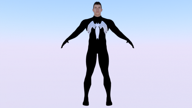 Spider-Man Black Modelo 3D .c4d .max .obj .3ds .fbx .stl .blend 