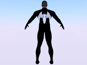 Spider-Man Hitam Model 3D