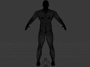 Spider-Man Hitam Model 3D